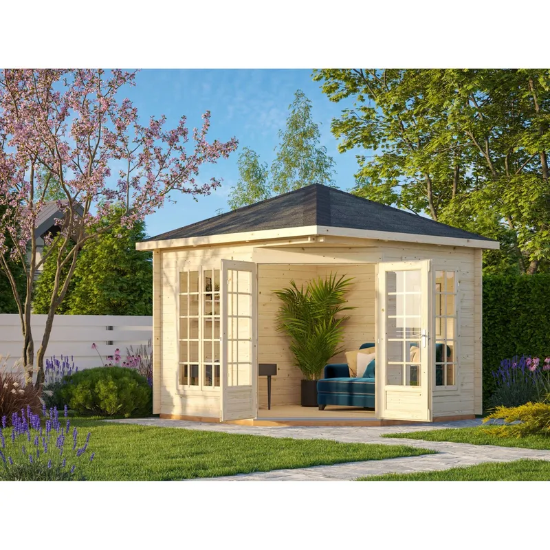 Palmako Holz-Pavillon Melanie 217 cm x 280 cm x 280 cm